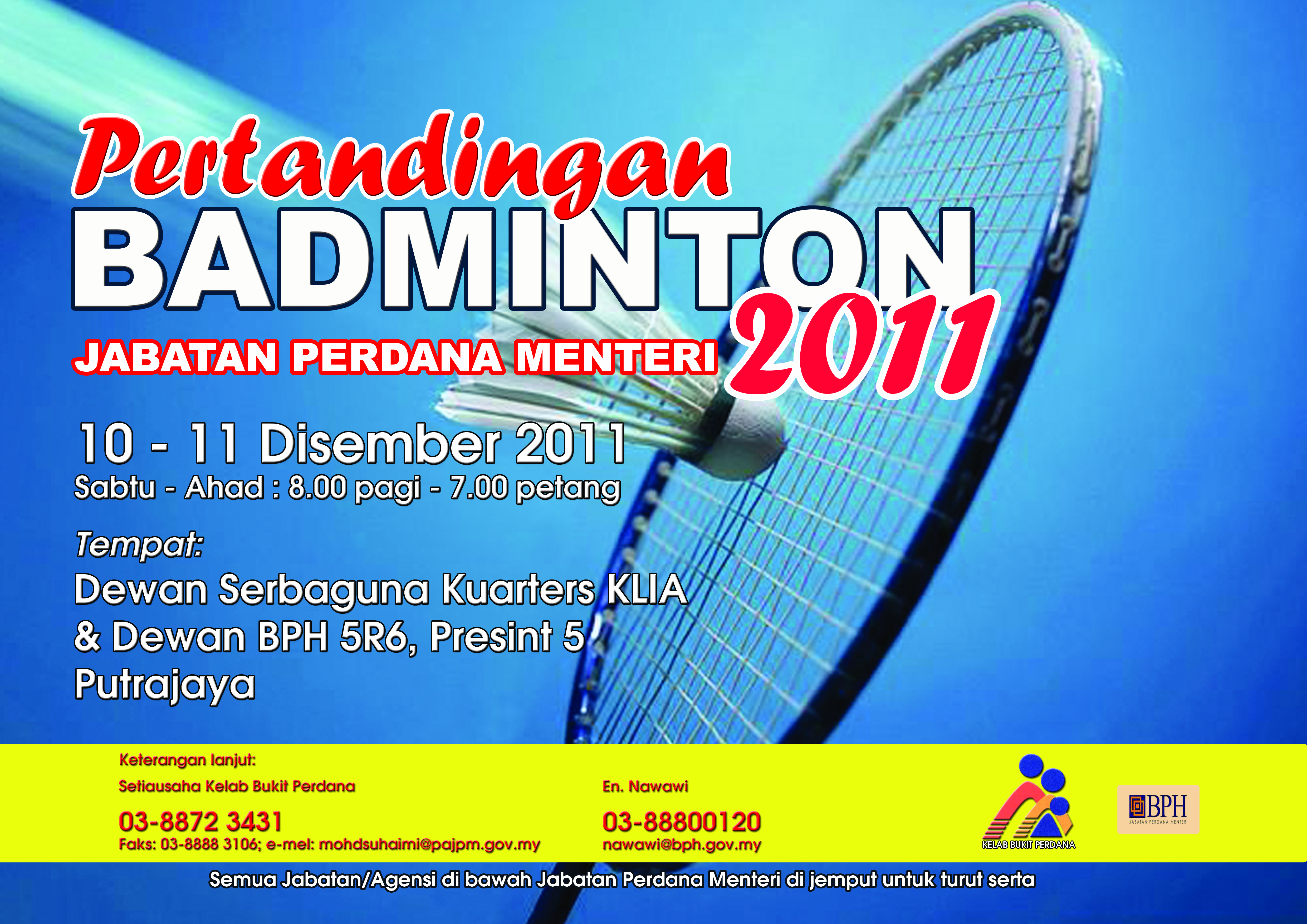 Poster Badminton